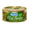 Flat Beans in Tomato & Onion Sauce