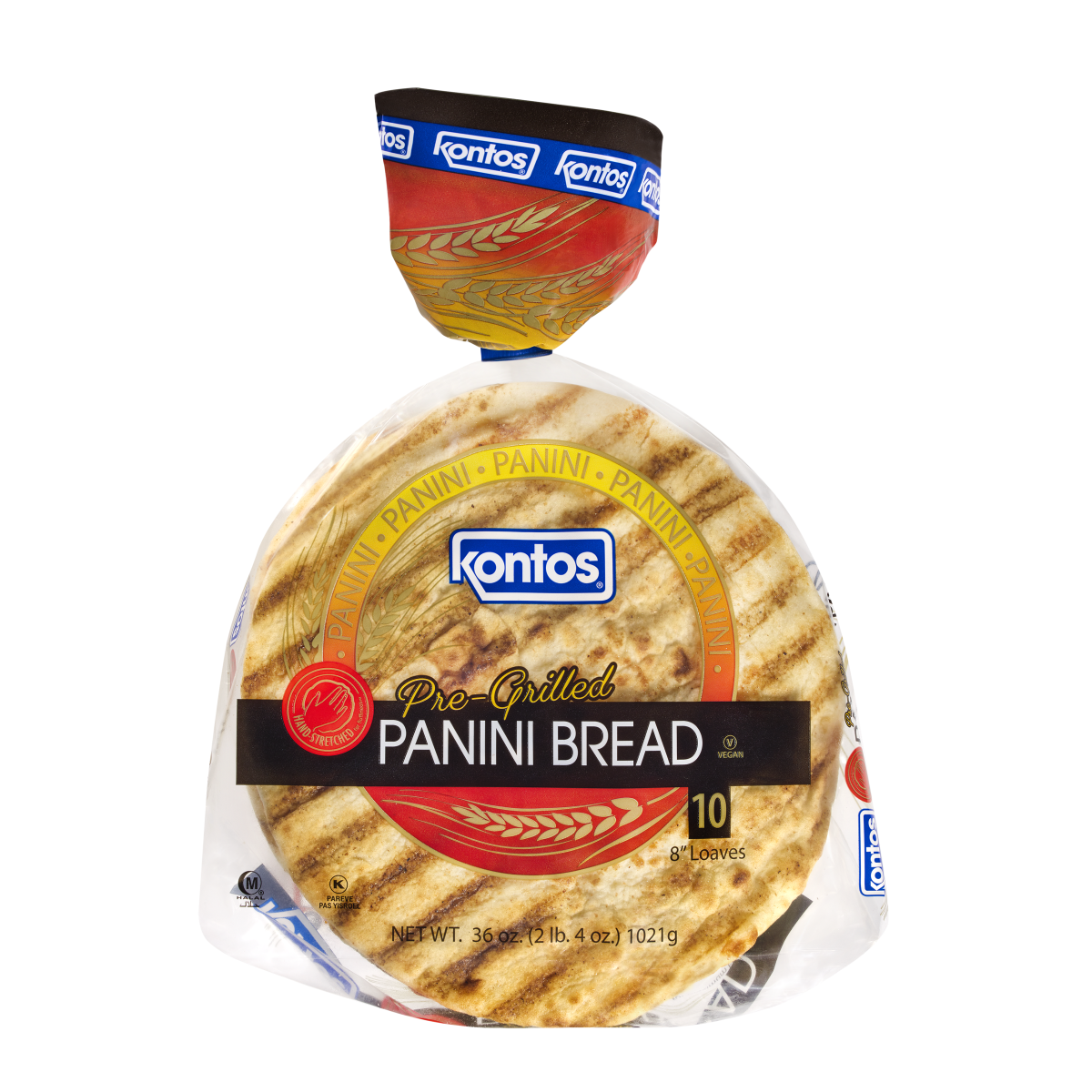 8-Inch Pre-Grilled Panini Bread