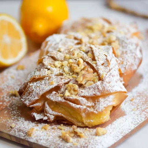 Lemon Custard Rosettes