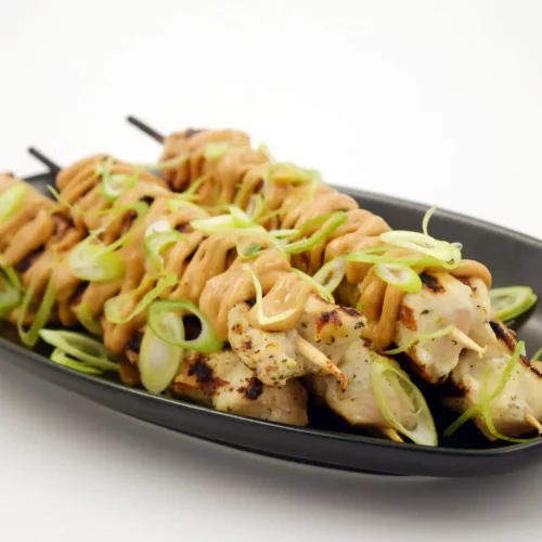 Satay Souvlaki Chicken Skewers