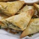 Spanakopita with Tzatziki Sauce